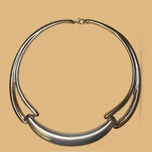 PANDORA Bold Elements 3-Section Cable Collar Necklace 16”-19” Silver Tone